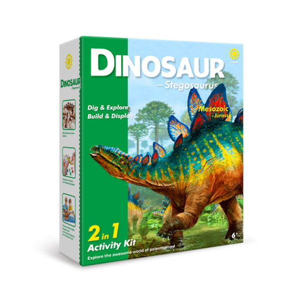 Stor dinosaurutgraving - Stegosaurus