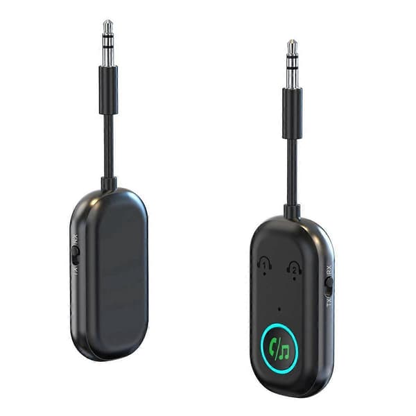BR08 Bil Bluetooth Mottagare och Sändare RX och TX Stöder Båda Anslutning av Två Bluetooth-Enheter Samtidigt As Shown