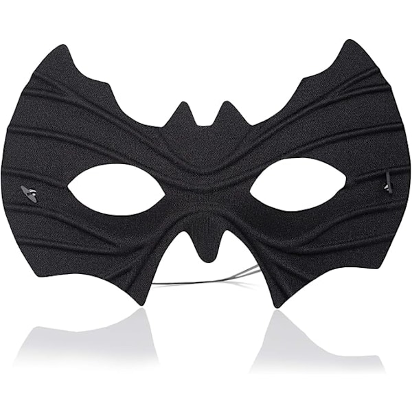 Fledermus Øjenmaske Kostume - Superhelt Sort Fledermaus Ansigtsmasker Klæd Dig Ud C
