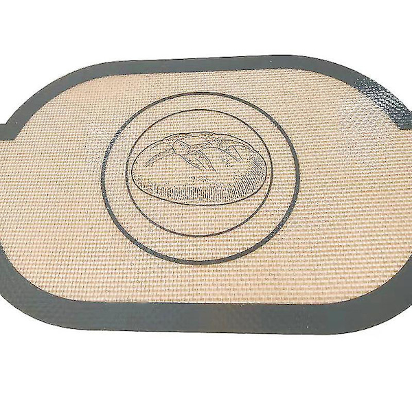 Silikon Brød Sling Oval - Gjenbrukbar Brød Baking Matte Varmebestandig Ovnforinger Med Lange Håndtak, Ikke-klebende Surdeigsbrød Baking Foringer 3pcs