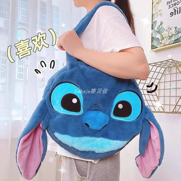 Miniso Disney Stitch Backpack Anime Cosplay Unisex Students School Bag Cartoon Bookbag Laptop Travel Rucksack Outdoor Bag