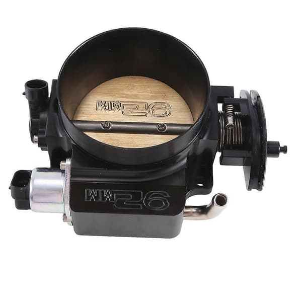 Sort 92 mm gasspjæld til LSX LS1 LS7 Black