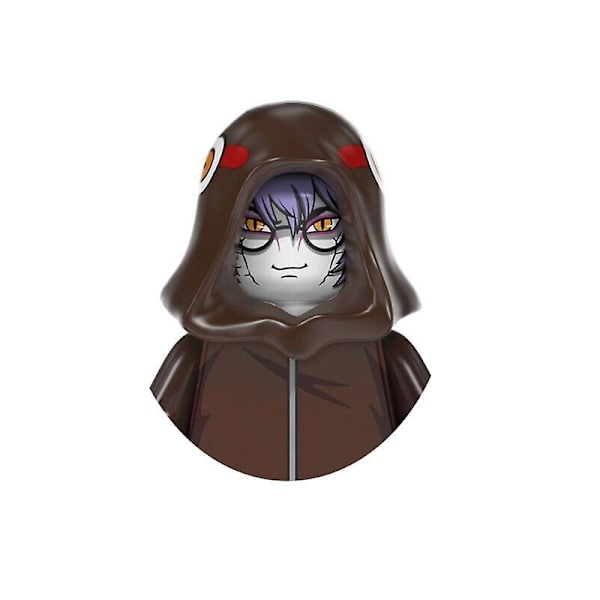 Naruto Sasuke Kakashi Akatsuki Klodser Byggeklodser Anime Tegneserie Mini Actionfigurer Hoveder Samlingslegetøj Børnefødselsdagsgaver WM2109