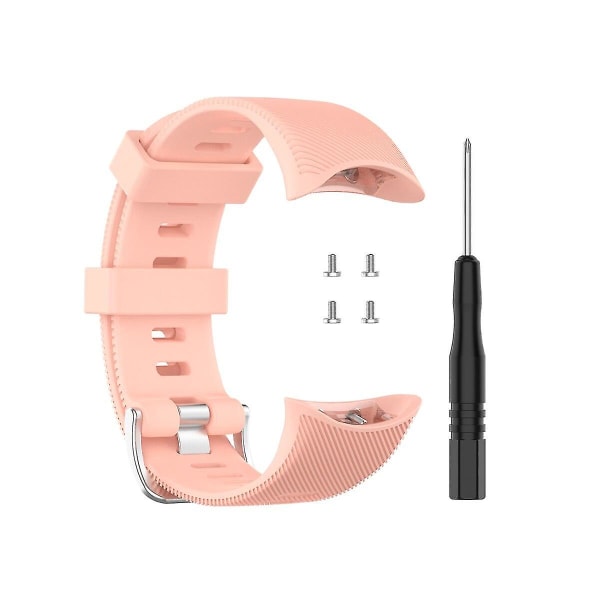 Erstatningsklokkereim for Garmin Forerunner 45 / 45s smartklokkerem Silikonklokkeveske for Garmin Forerunner 45 45s armbånd pink strap