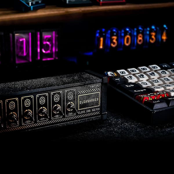 Eleksmaker Nk4 Eleks Usb S Hub 6 Port Usb Hub Oled Display /volta