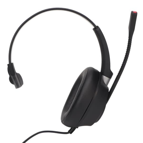 Monaural USB Business Headset with ENC Noise Cancellation