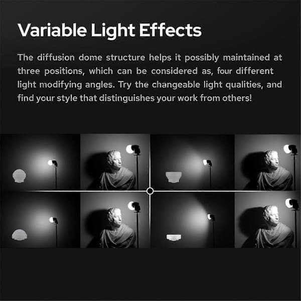 Lyn-diffuser til V1-serien af ​​lyn AD100PRO/200PRO Fotografering Live