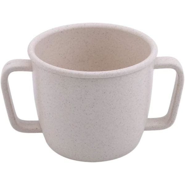 To håndtert krus ensfarget drikkekopp melk kaffekopp servise for hjemmet, praktisk og populært Beige