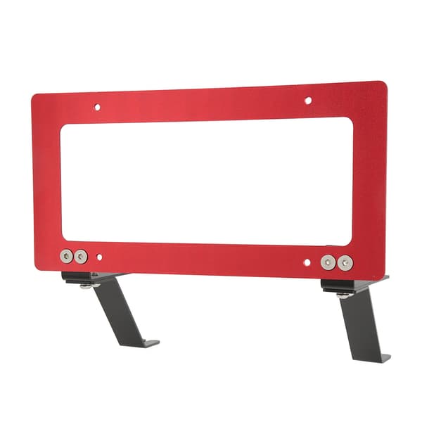Tesla Model Y 2017 2022 Front License Plate Holder Aluminum Alloy Bracket Red Replacement