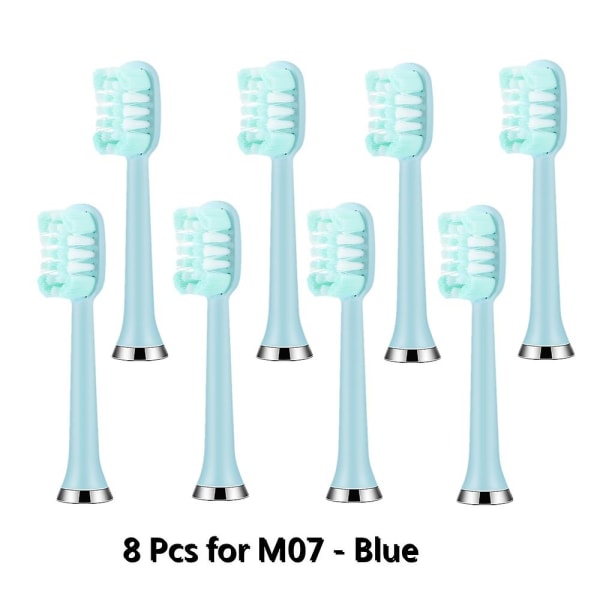 10/8 stk/sett Tannbørsteutskiftningshoder for Lc-h156/m07 elektrisk tannbørstemunnstykke erstatningshoder Smarte børstehoder Engros 8pcs M073