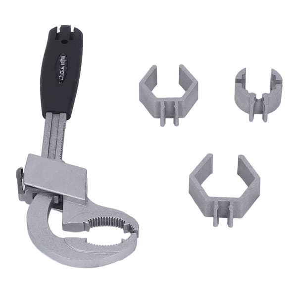 Multifunctional Adjustable Bathroom Wrench Repair Tool for Faucet Valve Connecting Pipe Shower Head Disassembly