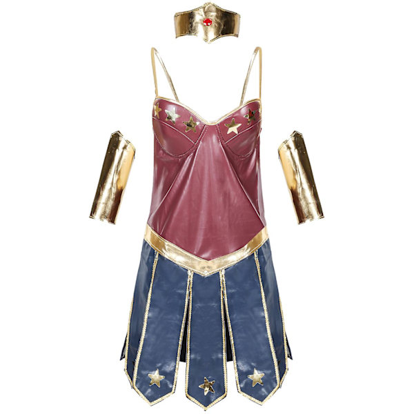 Wonder Woman -asuja Personalisoidut Halloween-haalarit Naisille -2 S