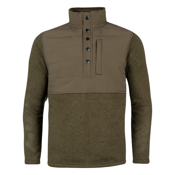 Jack Pyke Herr Fleece Snap Pullover XXL Grön Green XXL