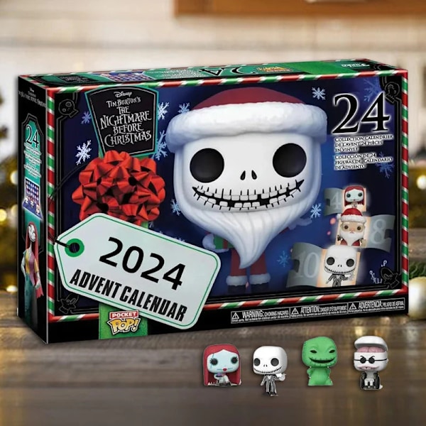 Julekalender: The Nightmare Before Christmas - 24 Lomme Pop! Vinylfigurer