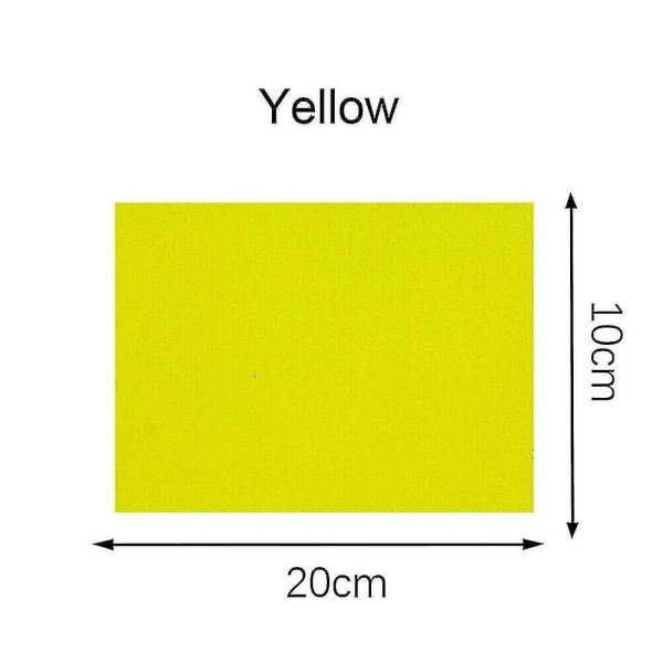 13 Väristä Itsekiinnittyvää Korjaussettiä Reikien Korjaamiseen Alaspukuun Vaatteisiin Pestäviä Laastareita -ys yellow