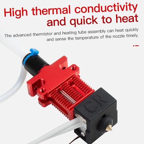 Assembled Complete Extruder Hotend Kit with Heating/Cooling/Leveling