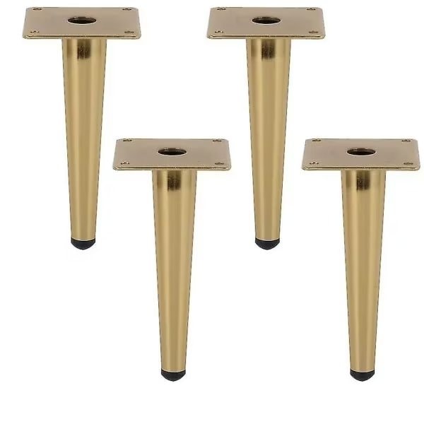 Set of 4 furniture legs, gold