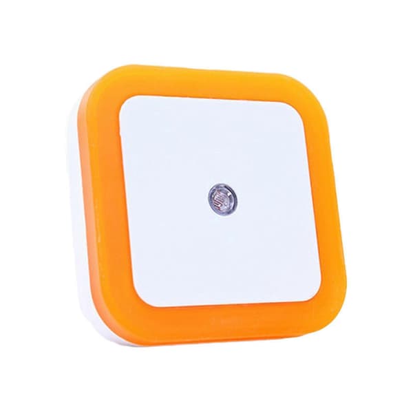 Plug-in vægnatlampe, natlamper, LED automatisk induktionskontrollampe Orange