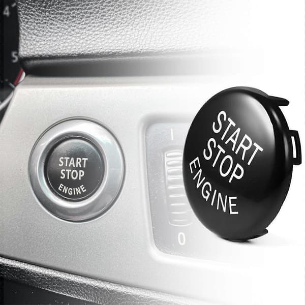 Start/stop-knap sort til BMW E90 E91 E92 E93 E83 E84 E87 E89 E70 E71 E60