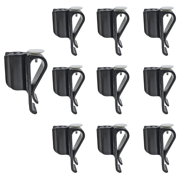 10 Pack Golf Club Bag Clips On Putter Clamp Holder Organizer Holdbar plastik Sort putting Clip Golftilbehør