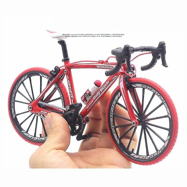 Racing Cycle- Cross Mountain Bike, Metal Model Bike Red