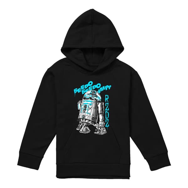 Star Wars Barn/Kids R2-D2 Graffiti Hettegenser 5-6 År Athletic Heath Athletic Heather 5-6 Years