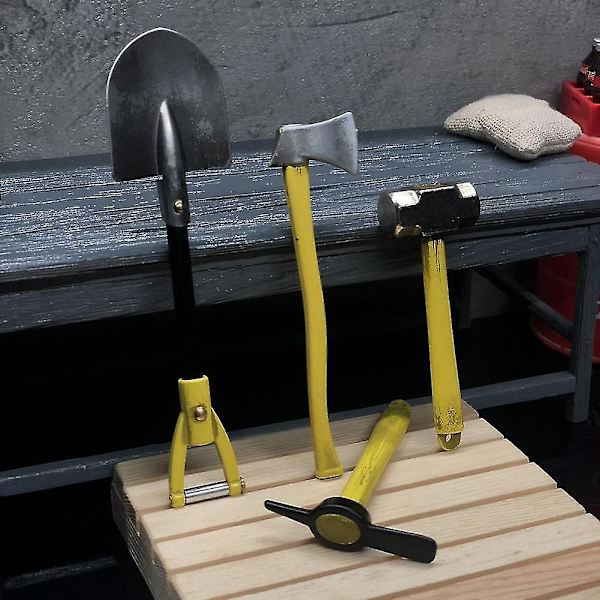 Metall Mini Skovl Hammer, Øks, Hakkjern Verktøy, Barnas Utdannings