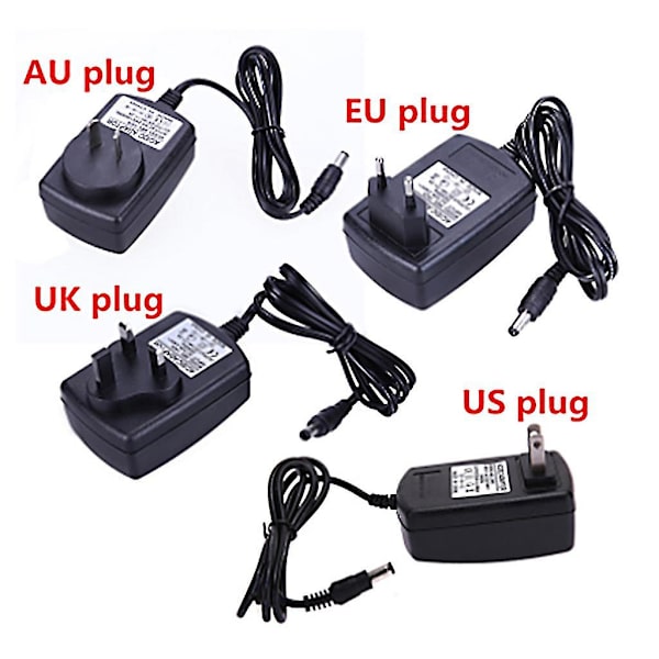 15V 1A 2A 2,5A 3A AC/DC-adapter Strömförsörjning Laddare för LED-ljusremsor EU-1A