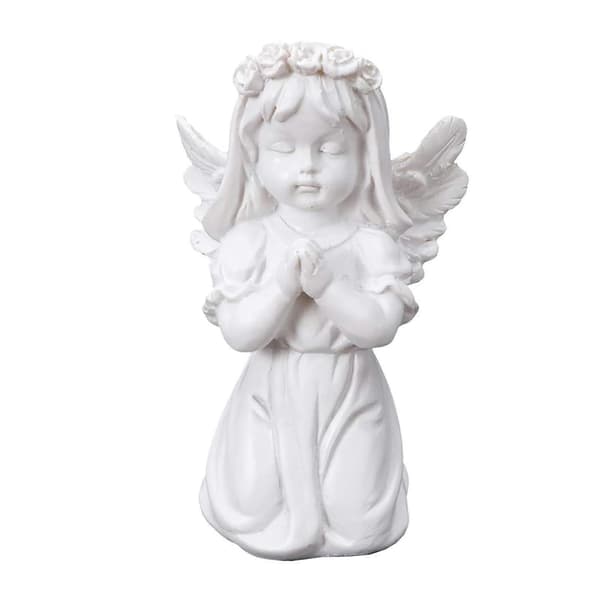 Bedende kerub nuttede kerubstatuer figur indendørs udendørs hjem B