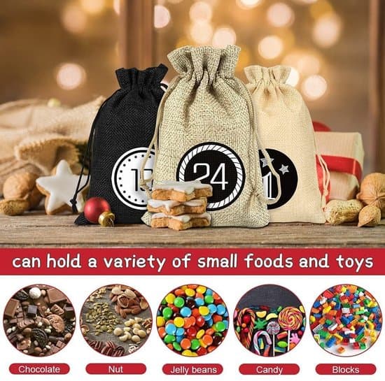 Omgoods - Adventskalender med 24 rom i stilig pose