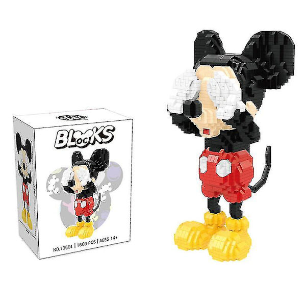 Nya Ankomster Monterade 13601 Mus Mikro Byggstenar Figurer Mickey Minnie Mini Legoly Klossar Leksaker För Barn 13601