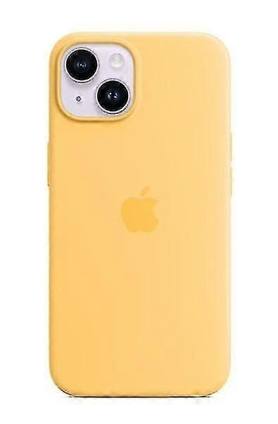 Silikone Telefon Cover Kompatibelt Med Iphone 14 Sunglow