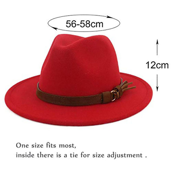 Fedora Säädettävä Hengittävä Huopa Miesten Vintage-Tyylissä Hattu Vaellukseen Royal Blue