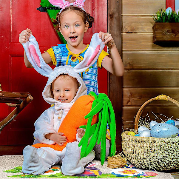 Hyvää pääsiäistä - Ovimatto, liukastumaton, tahran- ja haalistumiskestävä, kotiin, sisä- ja ulkokäyttöön, toimistoon, juhliin Style 4
