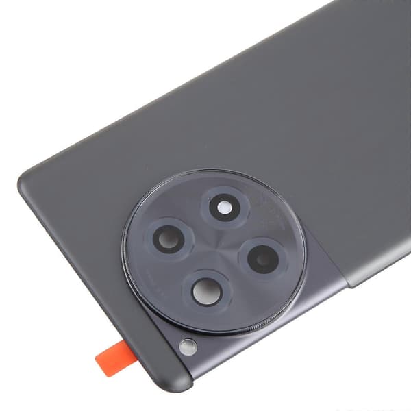 Bakdeksel til OnePlus 12R med kameralinsebeskyttelse Black