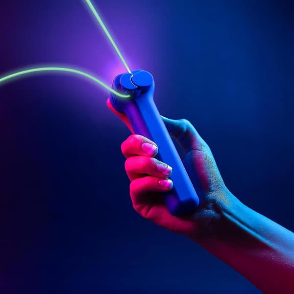 Selvlysende Loop Lasso, reb Launcher Propel, loop Lasso String Shooter 50% tilbud green