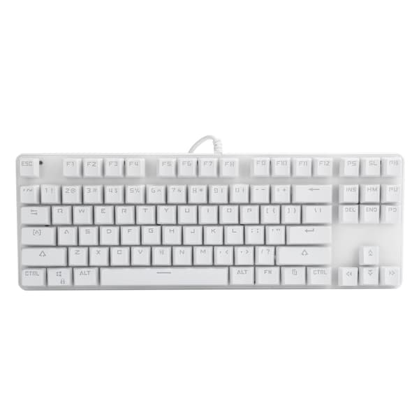 Mechanical Keyboard 87 Keys USB2.0 Wired Backlight Gaming Office Supplies Computer Components 919-10