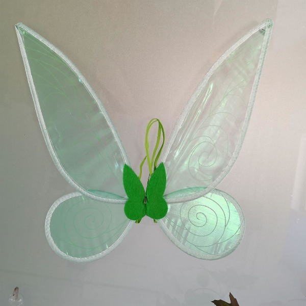 Keijun siivet valaisevat perhosen siivet kimaltelevat ledit Keijun siivet Halloween joulun syntymäpäivä Cosplay-lahja lapsille Green