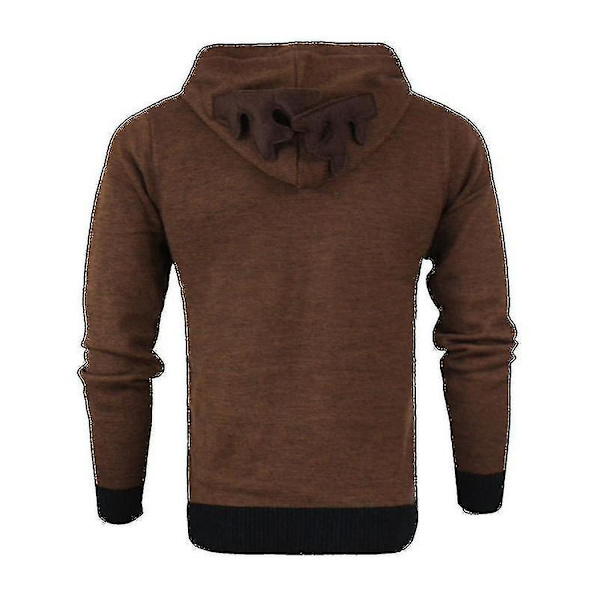 Miesten Jouluhuppari Huppari Paita Joulu Rudolph Poron Pullover Hihallinen Coffee L