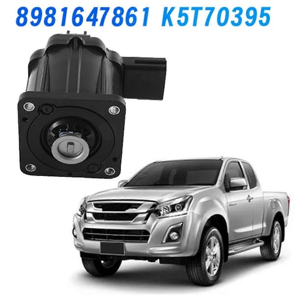 For D-MAX DMAX 2.5 2012-2017 EGR-ventil K5T70395 8981647861 Eksosresirkulasjonsventil Black