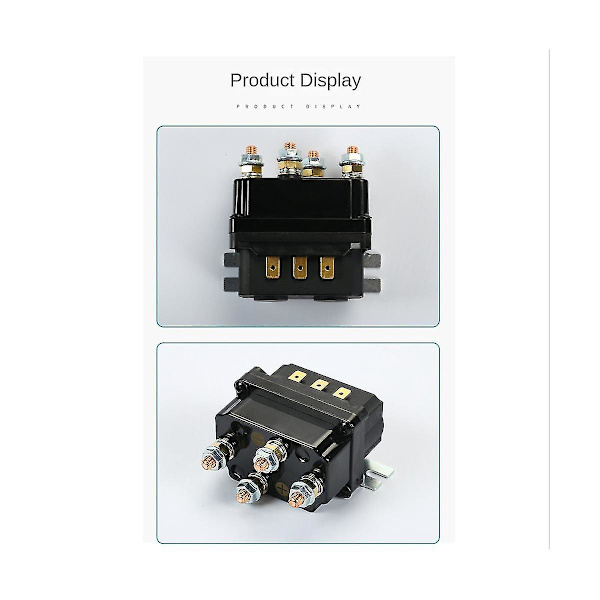 12v vinsj vippebryter tommel 250a solenoidrelé kontakt vinsjer kompatibel atv utv-d