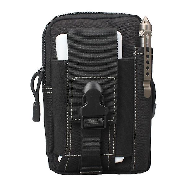 Naievear Miesten Ulkoilmakäyttöön Sopiva Taktinen Puhelinvyölaukku Fanny Pack -pussi Vetoketjullisilla Taskuilla Khaki