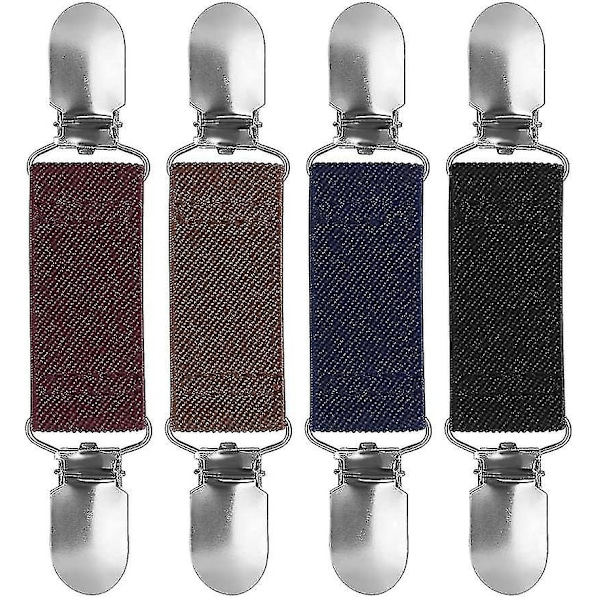 stk skjorteklips, elastisk klips unisex single