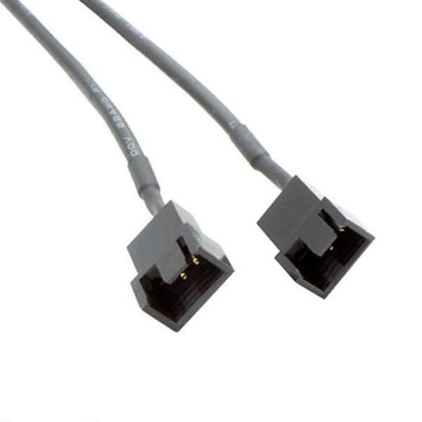 USB til 3-benet / 4-benet PWM 5V USB-sleeved blæserstrømadapterkabel kabinetblæseradapterstikkabel med