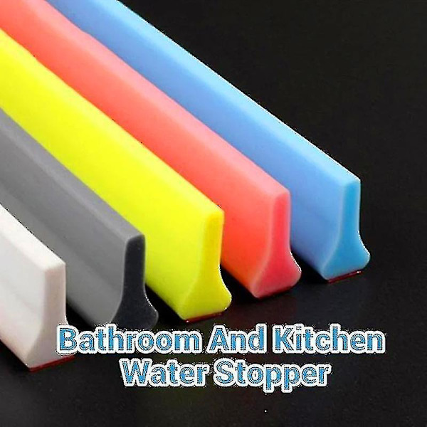 Foldbar Dusjterskel Dam Dusjbarriere Og Retensjonssystem Holder Vann Inne I Terskelen (Mange Farger Mange Størrelser) white 0.5M