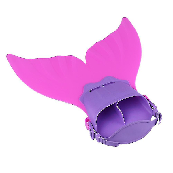 Barnens Havsjungfrus Flippor Simning Justerbar Toddler Swim Monofin (rosa)