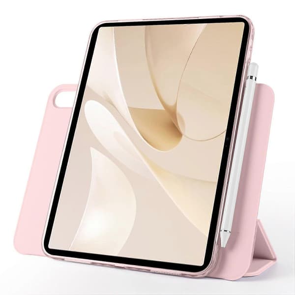 Til Huawei MatePad 12 X Etui Foldbart Stativ Magnetisk Læder Tablet Cover Pink