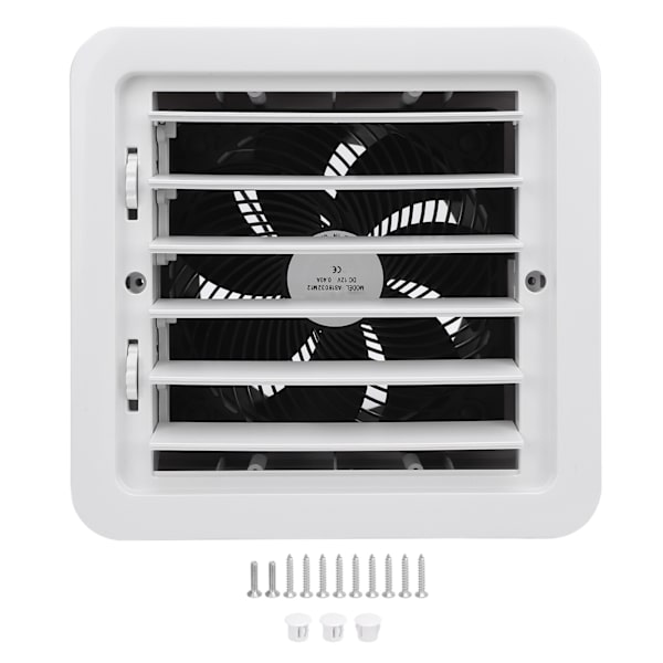 RV Sidewall Fan 12V 5W Manual Adjustment Side Ventilation E