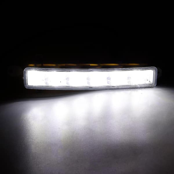Bil 6 Led 6000k Kørelys DRL Klar 9677409380 Til C1 2006-2017 C3 2015 2016 white