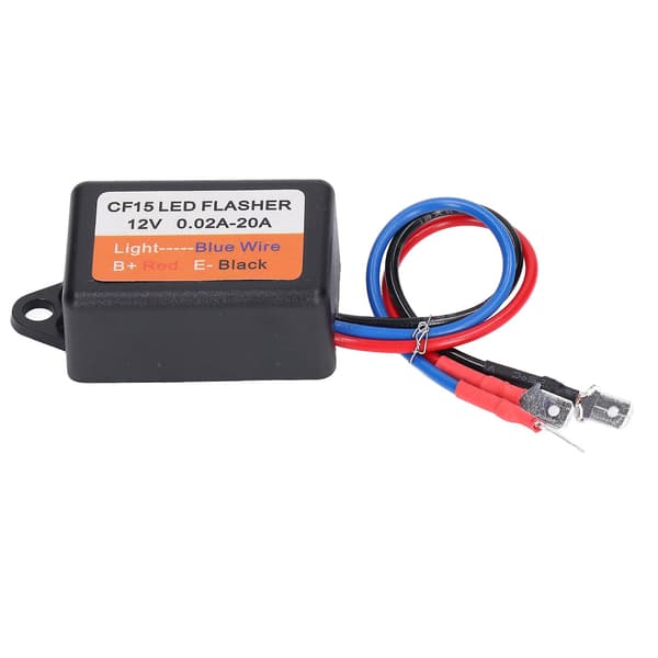 Flash Strobe Controller Auto Bil Blinker Modul LED Blinklys Relæ 12V 0.02‑20A